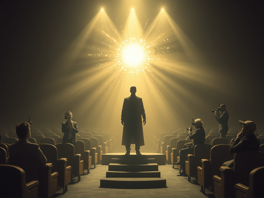 LA CONFERENCIA DE PRENSA DEL PRINCIPIO ORDENADOR&nbsp;CÓSMICO